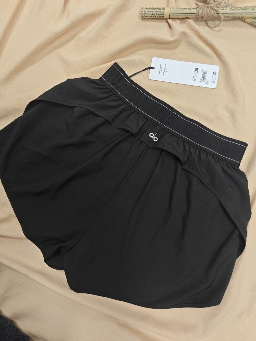 ALO Yoga Match Point Shorts Black😘💕 Brand new with tags - Picture 3 of 9